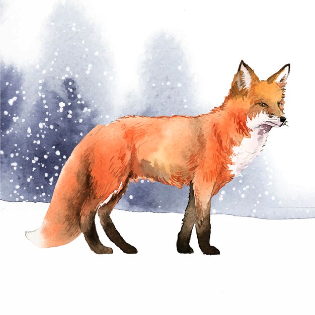 Fuchs Kostenlose Vektor
