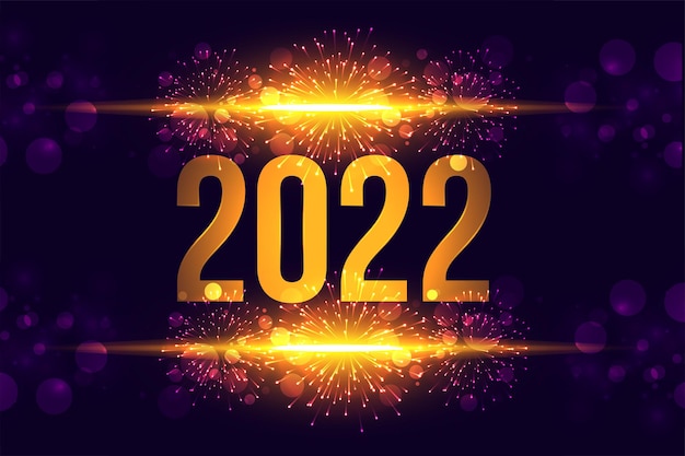 Funkelnder Hintergrund des neuen Jahres 2022 glänzendes Design