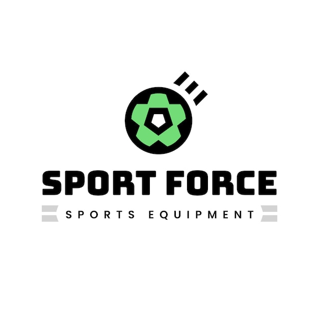 Kostenloser Vektor fußball logo vorlage