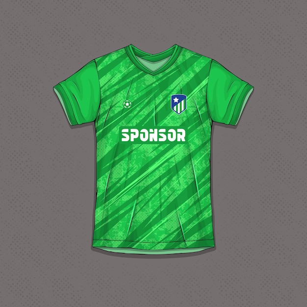 Kostenloser Vektor fußball-uniform-vektorgrafiken, sublimationsdesigns für sportbekleidung