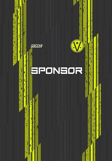 Kostenloser Vektor fußballtrikot-design für sublimation