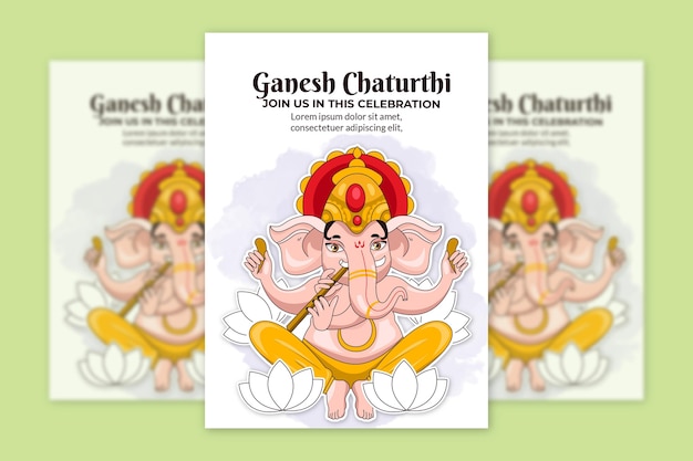 Ganesh chaturthi poster