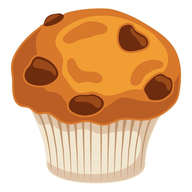 Gebackener Schokoladenmuffin