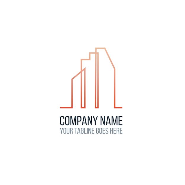 Gebäude-Logo-Vorlage