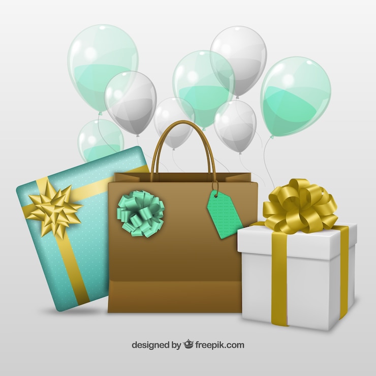 Kostenlose Vektor geburtstagsgeschenke