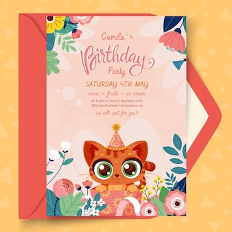 Geburtstagskarte für kinder