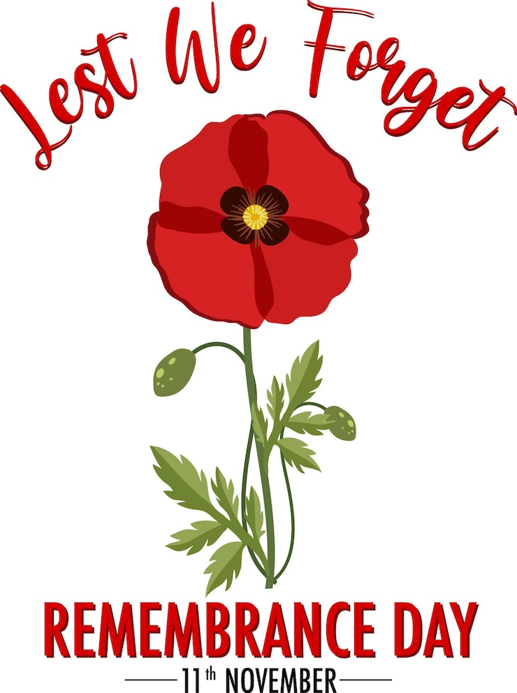Kostenlose Vektor gedenktag-logo-design