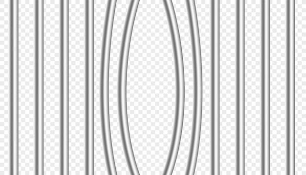 Kostenloser Vektor gefängnis-fluchtstangen aus metall