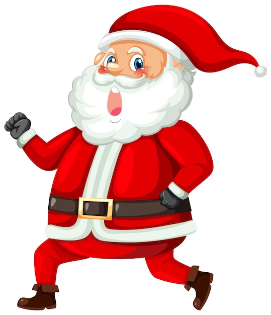 Gehende Pose des Weihnachtsmanns