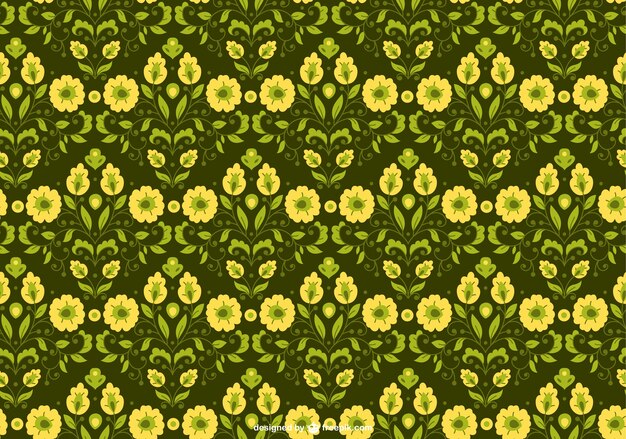 Gelb floral background