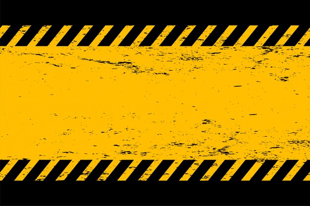 Gelber und schwarzer leerer Hintergrund des abstrakten Schmutzartes