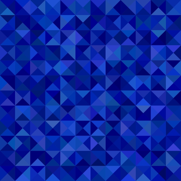 Geometrische abstrakte Dreieck Mosaik Muster Hintergrund - Vektor-Grafik aus Dreiecken in blauen Tönen