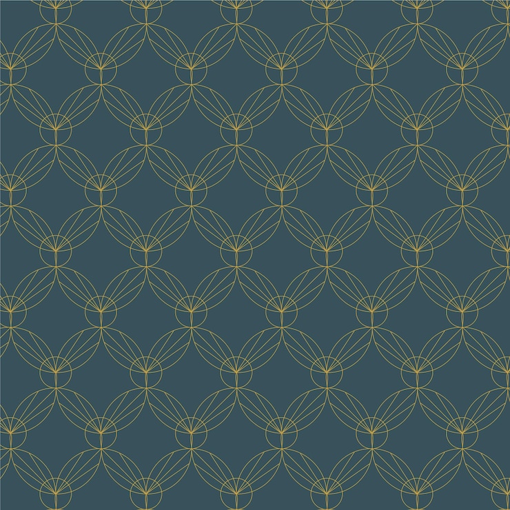 Kostenlose Vektor geometrische art-deco-tapete im flachen design