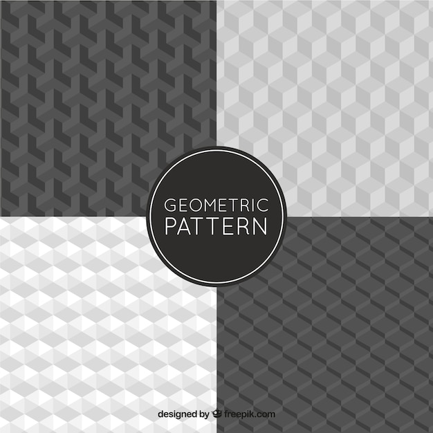 Geometrische muster mit formen