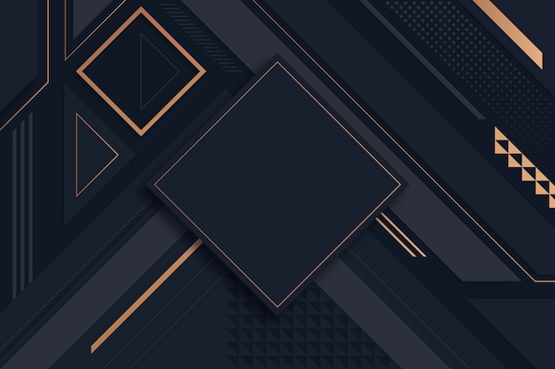 Geometrische Verlaufsformen auf dunklem Hintergrund