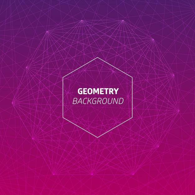 Kostenloser Vektor geometrischer hintergrund