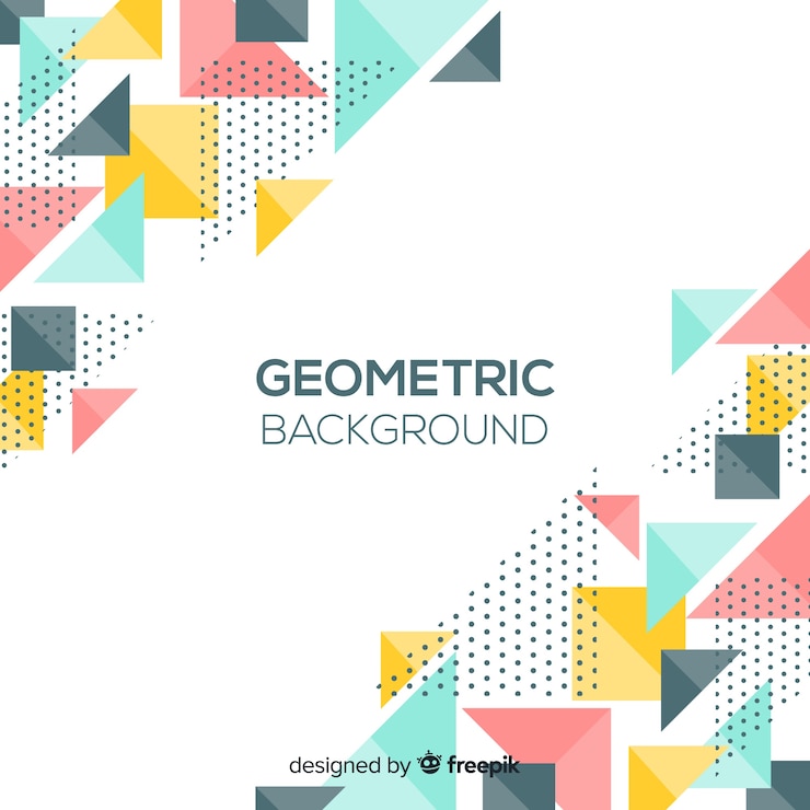 Kostenlose Vektor geometrischer hintergrund
