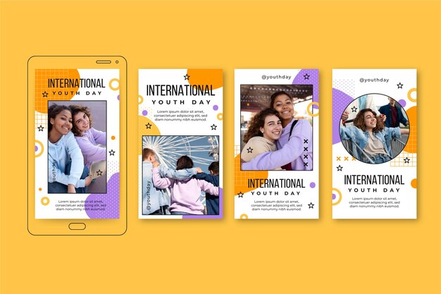 Geschichtensammlung zum Internationalen Jugendtag mit Foto