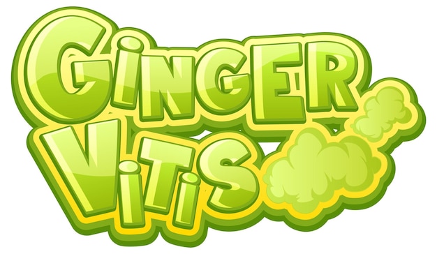 Ginger vitis logo-textdesign