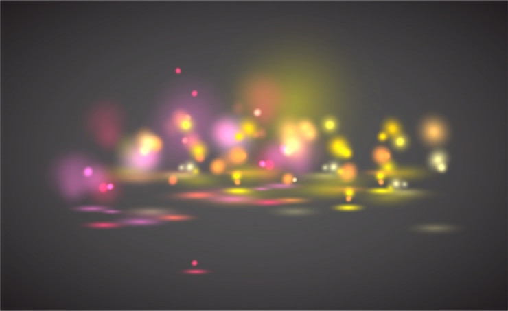Kostenlose Vektor glänzende lichter hintergrund design
