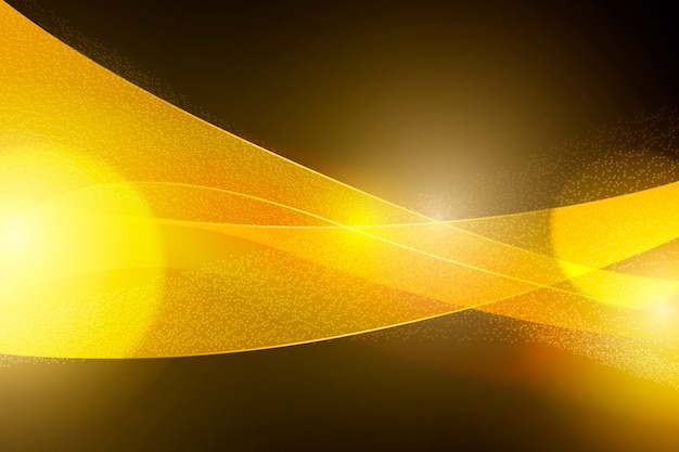 Glänzender goldener Wellenhintergrund