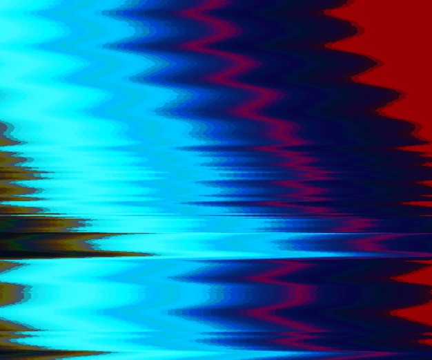 Glitch Hintergrund. Digitale Bilddatenverzerrung. Bunter abstrakter Hintergrund. Chaosästhetik des Signalfehlers. Digitaler Zerfall.