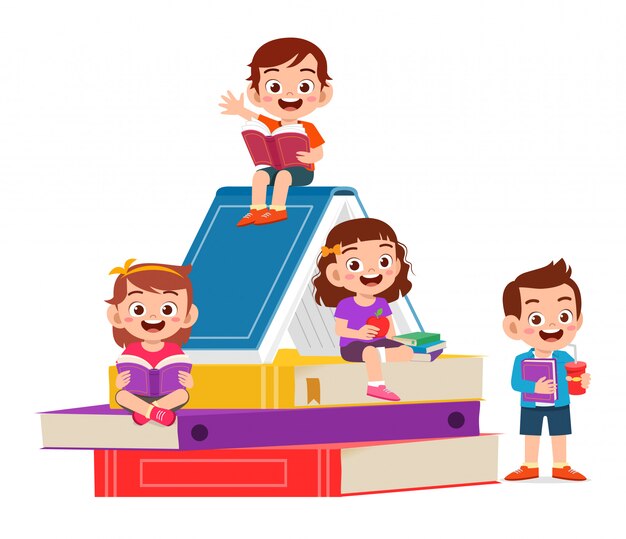 Bilder Kinder Lesen Gratis Vektoren Fotos Und Psds