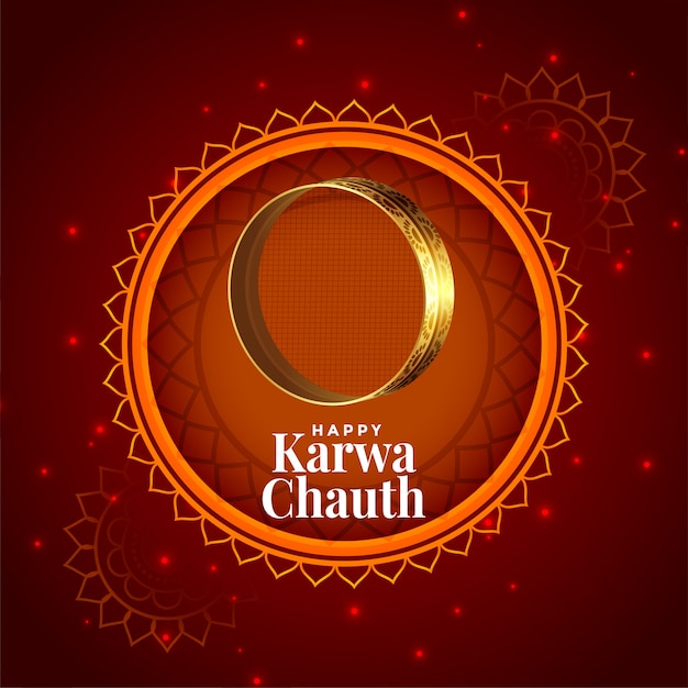 Glücklicher Karwa Chauth-Hintergrund