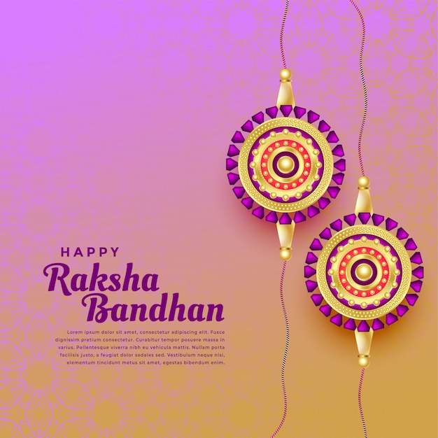 Glücklicher raksha bandhan Festivalhintergrund