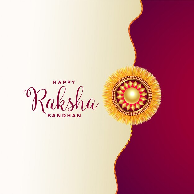 Glücklicher Raksha Bandhan Gruß