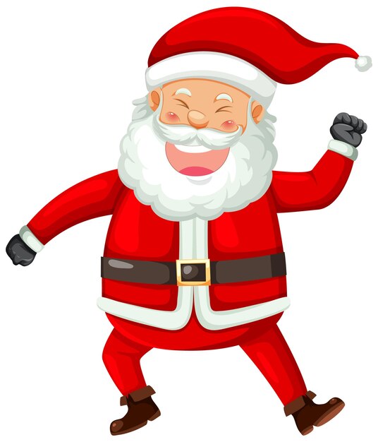 Glückliches Weihnachtsmann-Lachen