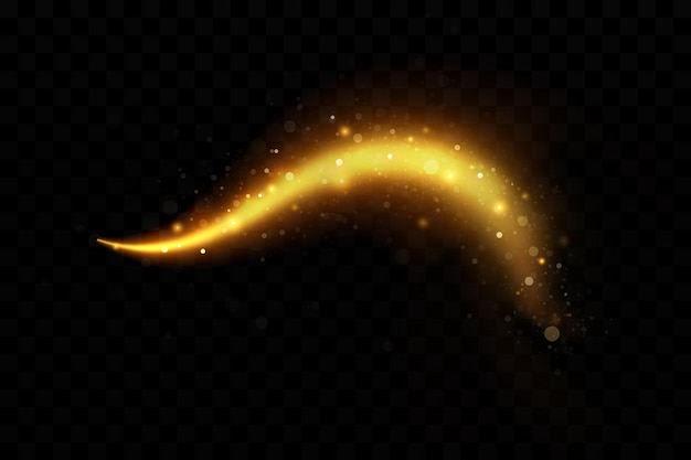 Glüheffekt vektorillustration weihnachtsstaubexplosion komet