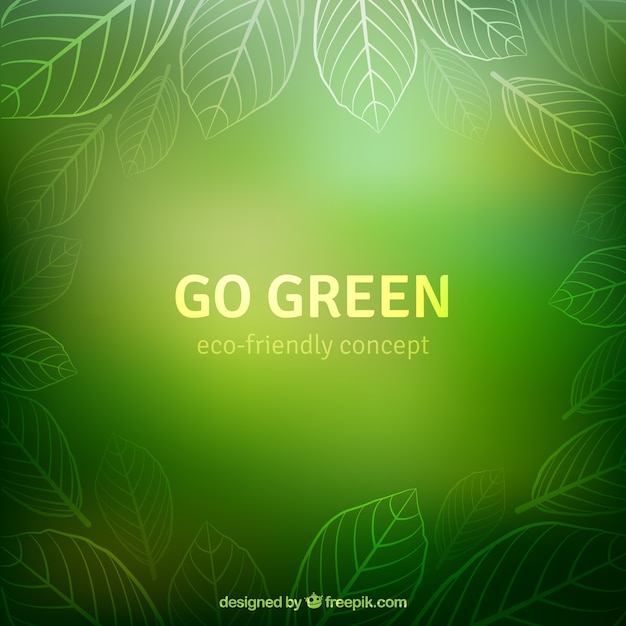 Go green background