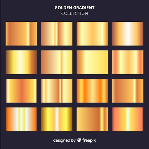 Gold-gradientensammlung