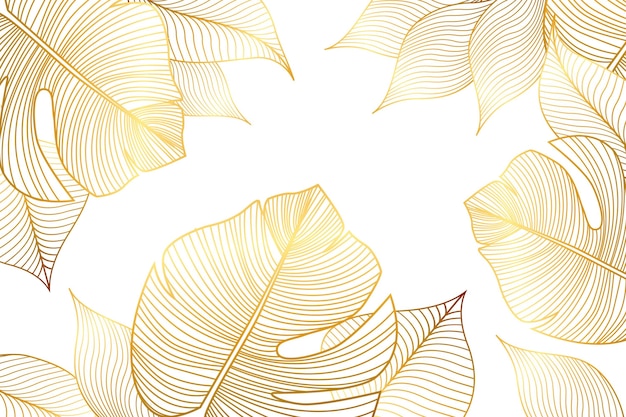Goldener linearer Hintergrund mit Farbverlauf
