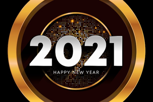 Goldenes neues Jahr 2021