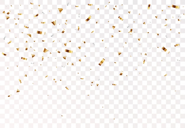 Grand Opening Design Mit Goldband Und Konfetti Premium Vektor