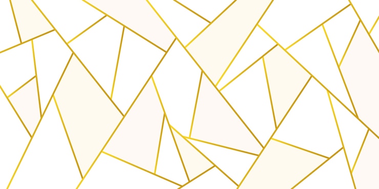 Kostenlose Vektor goldmetallische polygonale textur