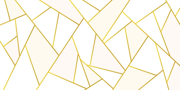 Goldmetallische polygonale Textur