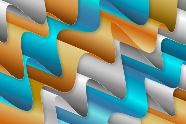 Gradient 3d Falten Hintergrund