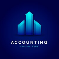 Gradient accounting logo