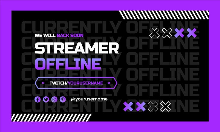 Kostenlose Vektor gradient gaming-konzept twitch-hintergrund