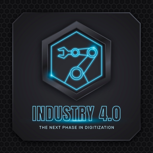 Gradient-industrie-4.0-logo-design