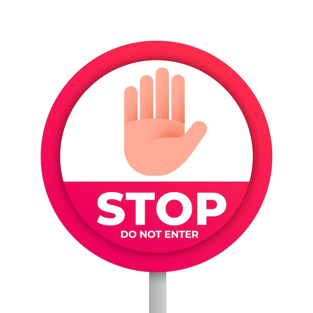 Stoppschild Bilder - Kostenloser Download auf Freepik