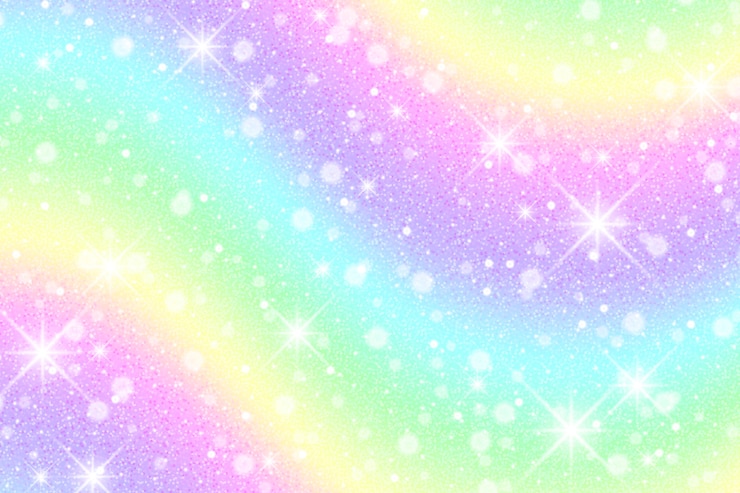 Kostenlose Vektor gradierender regenbogen-glitter-hintergrund