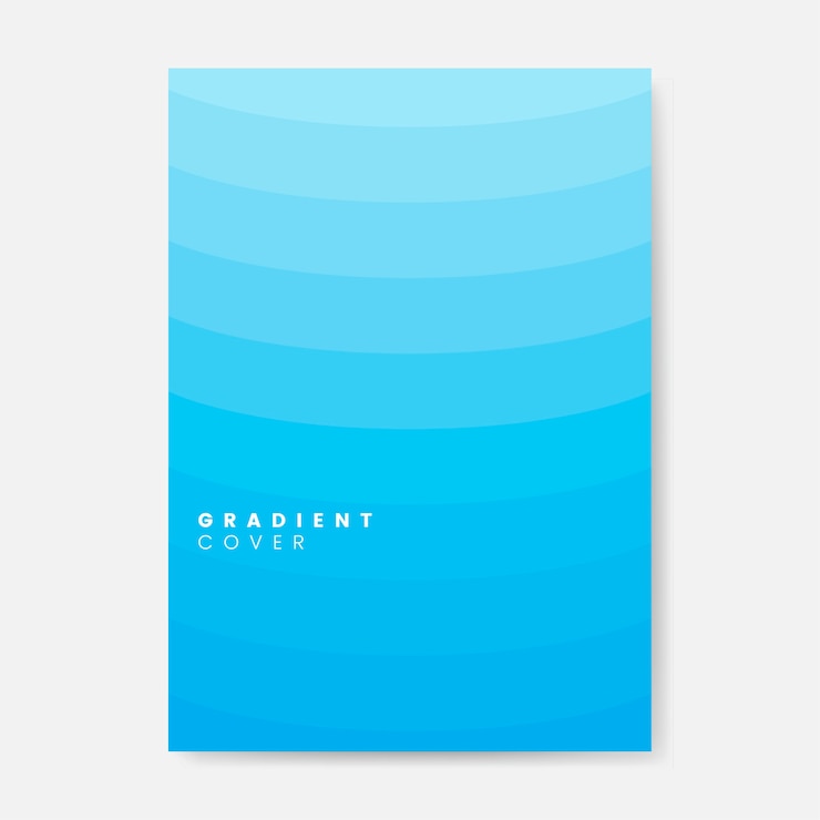 Kostenlose Vektor grafisches design der blauen steigungabdeckung