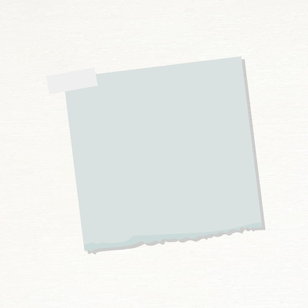 Grauer Briefpapier-Journal-Aufkleber-Vektor