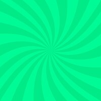 Grüne abstrakte spirale hintergrund - vektor-design von spinning strahlen