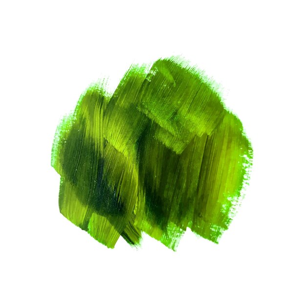 Grüne Farbe Pinselstrich Aquarell Design Hintergrund