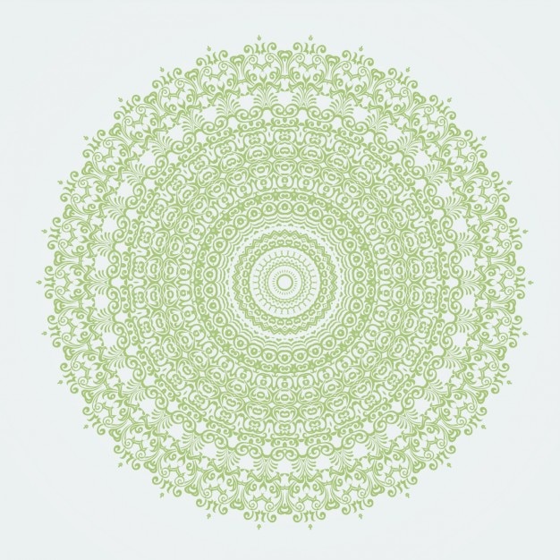 Grüne mandala